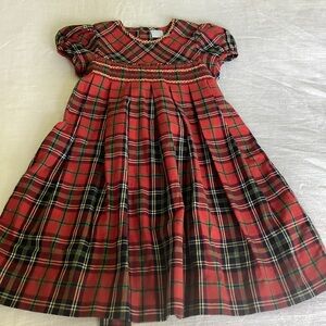 Edgehill Collection Red Plaid Kids Dress